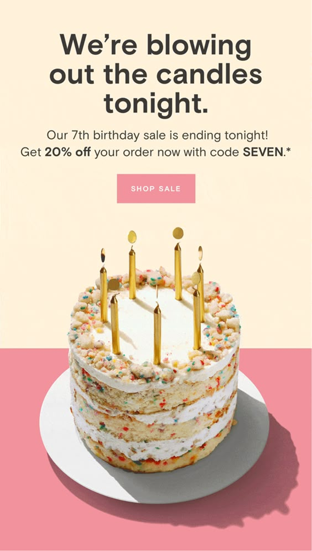 ejemplo de email marketing con un descuento personalizado de cumpleaños