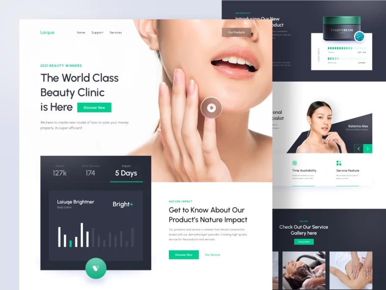  landing page per il settore beauty