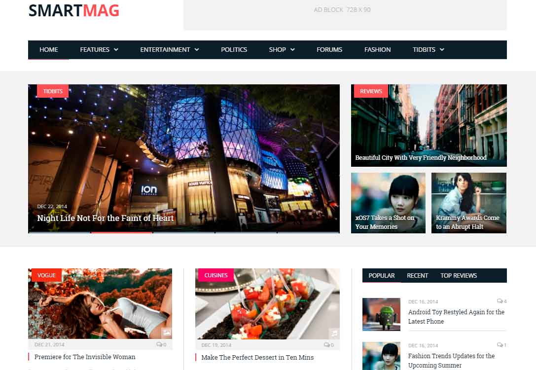 best WordPress templates: SmartMag