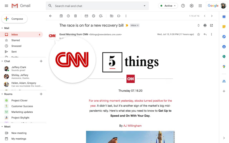 CNN prueba de correo electrónico 