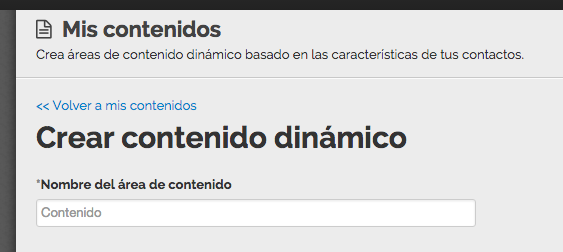 crear emails con contenido dinámico