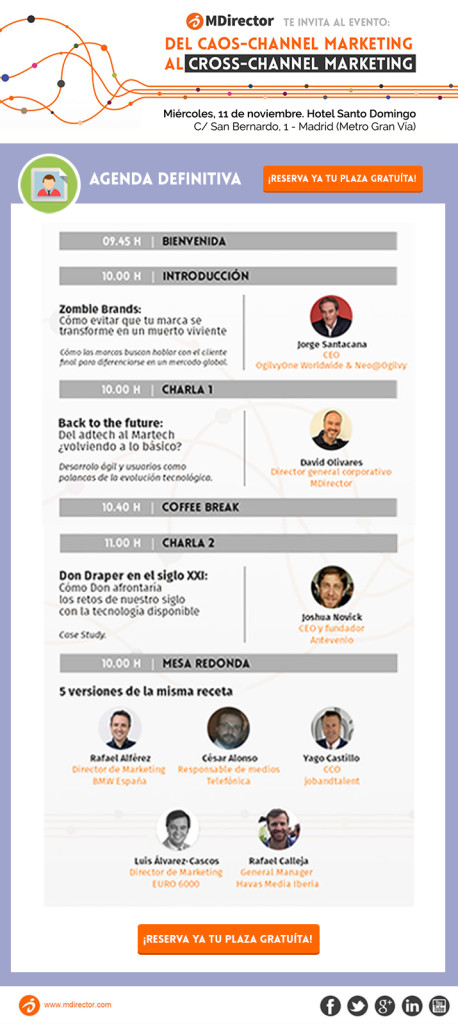 estrategia Cross-Channel para un evento: email marketing