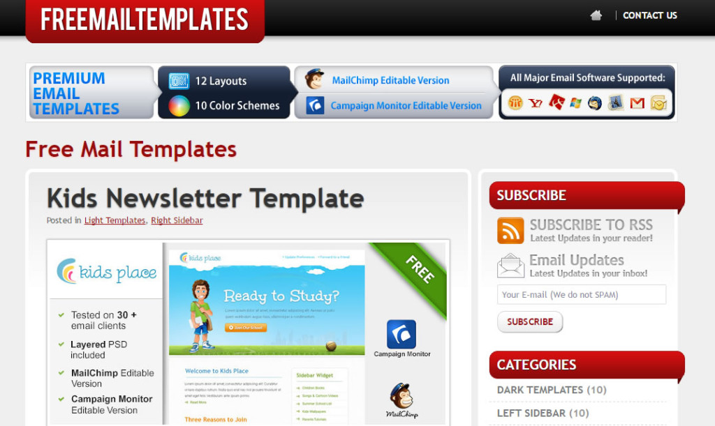 free email templates