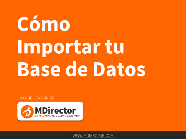 trasladar tus bases de datos a MDirector