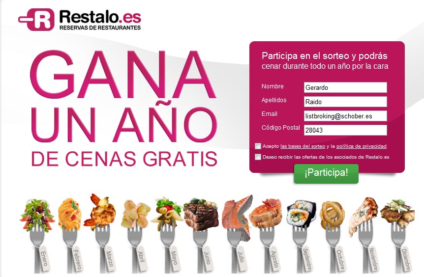 titulares de landing pages: oferta clara