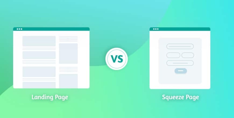 Landing pages vs Squeeze pages