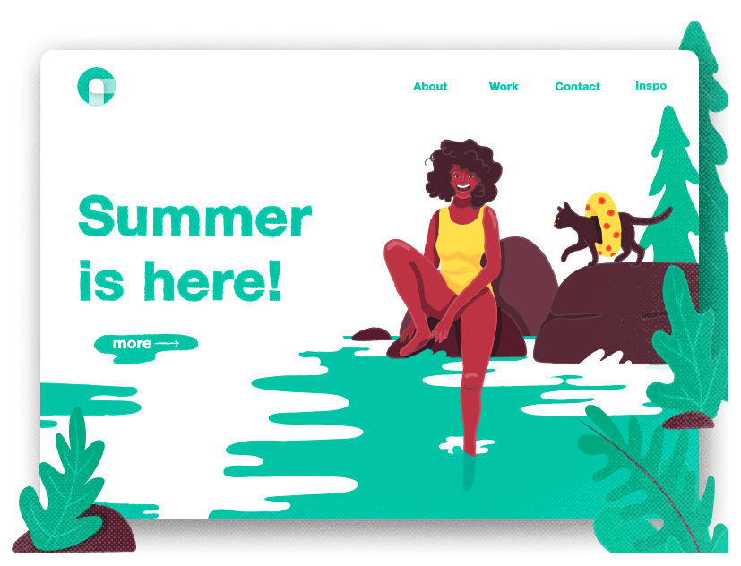 El verano no lleva ni dos semanas con nosotros y las marcas ya han empezado a cambiar sus diseños para lanzar landing pages refrescantes dest