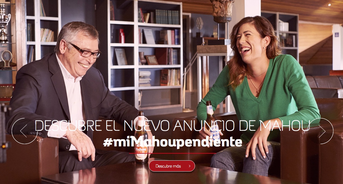 Las landing pages más refrescantes: Mahou