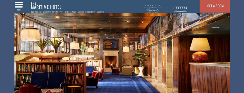 Modelos de landing page para hoteles: Maritime Hotel