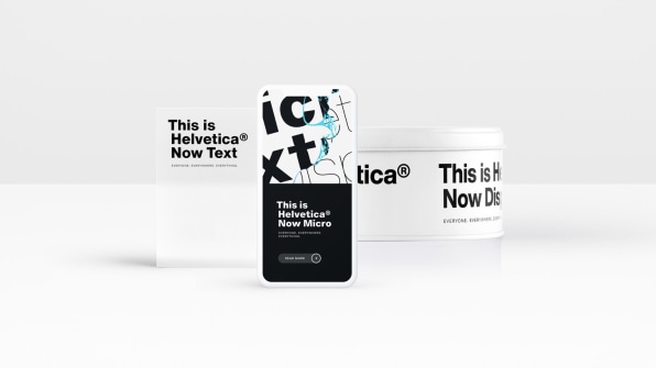 Helvetica Now formatos