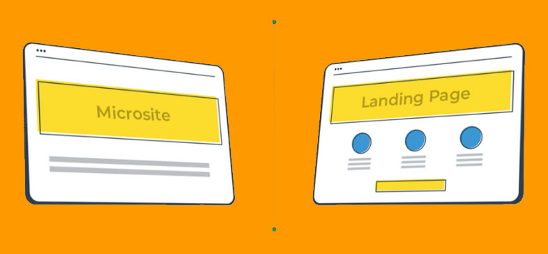 Principali differenze tra un microsito e una landing page