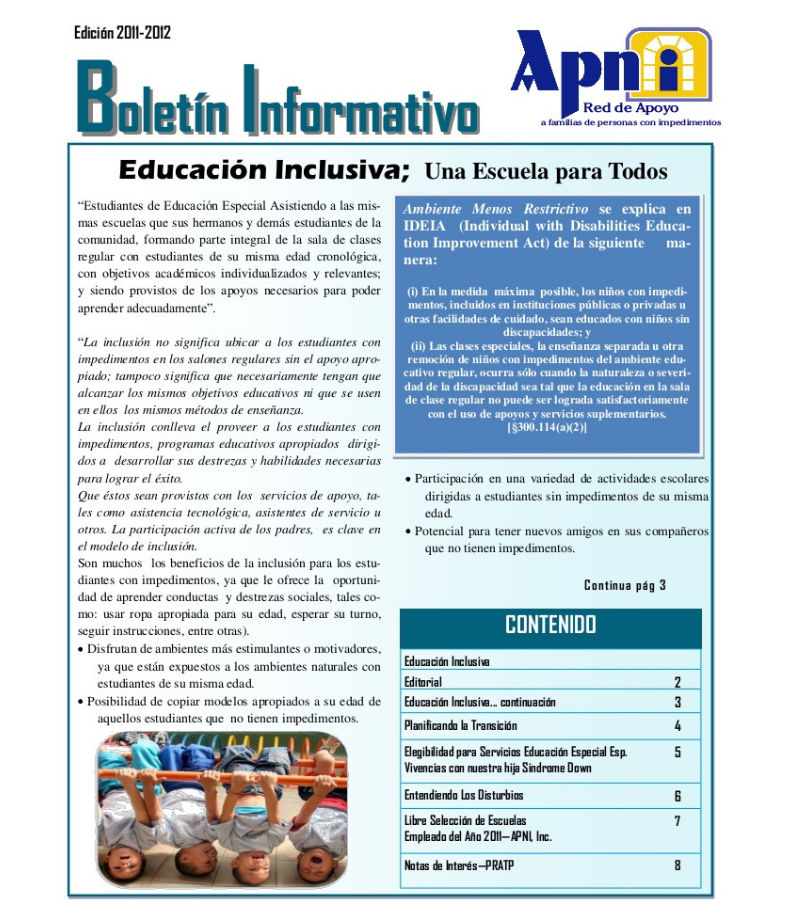 Newsletter educativa