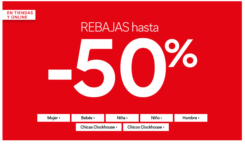 landing page de rebajas