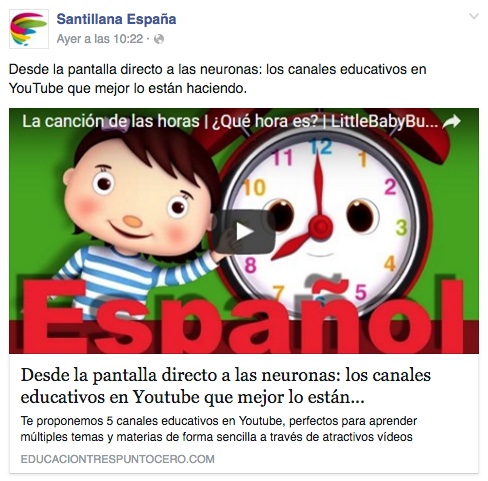 marketing digital para captar lectores: Santillana