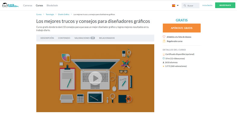 cursos de diseño gráfico online: Tutelus