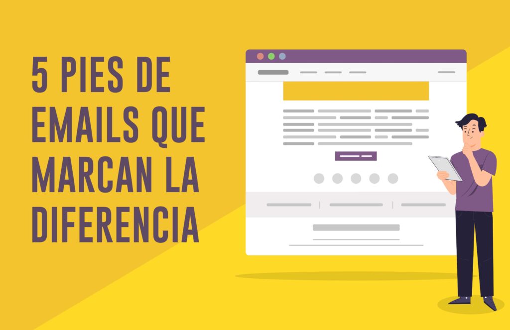 ejemplos pies de email