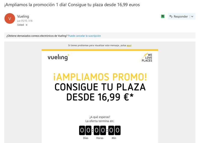 Asunto para engagement en email m