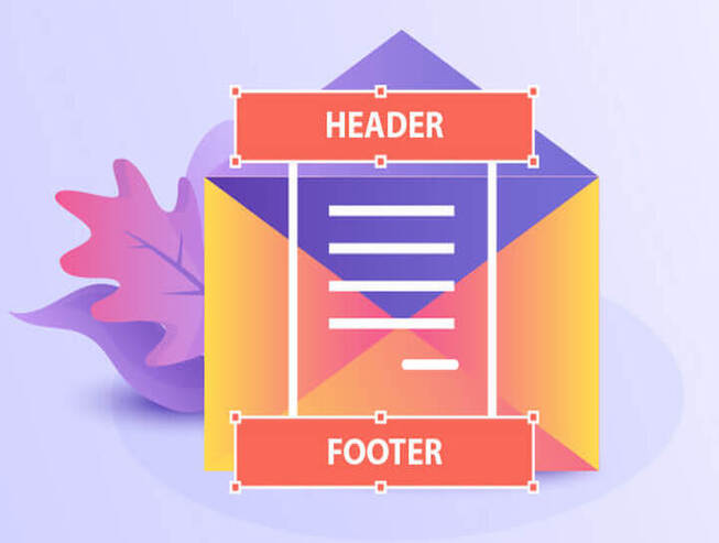 Header y footer en emails