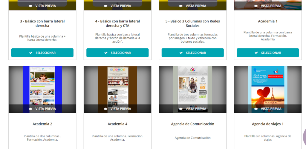 Plantillas para email marketing