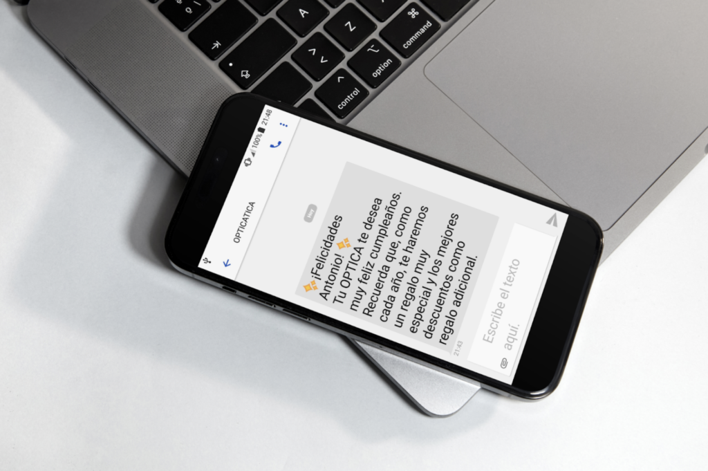 SMS de felicitación 