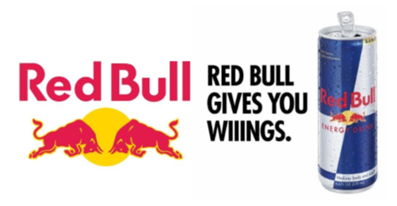 Tagline de Redbull