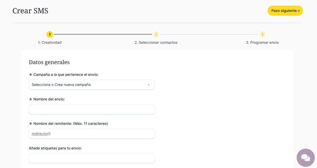 plataforma de sms marketing de mdirector