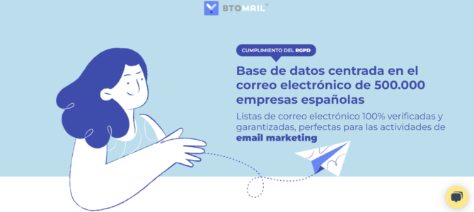 BTOMAIL, partner de MDirector, genera bases de datos B2B para el Email Marketing más efectivo