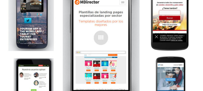 5 landing pages adaptadas para móviles