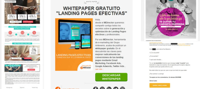 4 newsletters en los que inspirarte