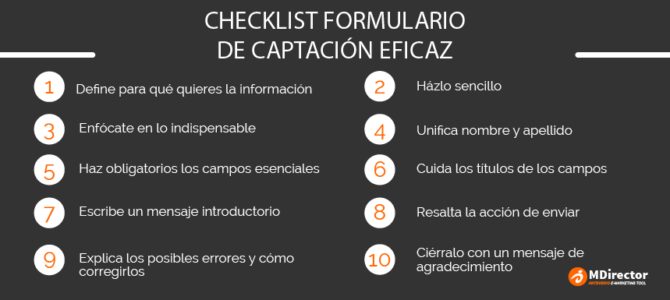 Cómo realizar un formulario de captación de suscriptores eficaz