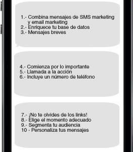 10 elementos a incluir en tu mensaje de SMS marketing